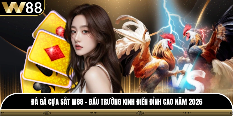 Đá Gà Cựa Sắt W88 - Đấu Trường Kinh Điển Đỉnh Cao Năm 2026